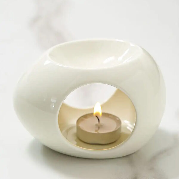 Ceramic Oil Burner - Minimalist Oval