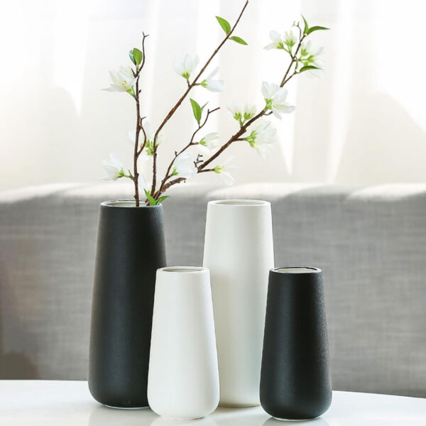 Elegant Tapered Ceramic Vase